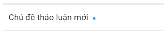 chỉ báo chủ đề mới
